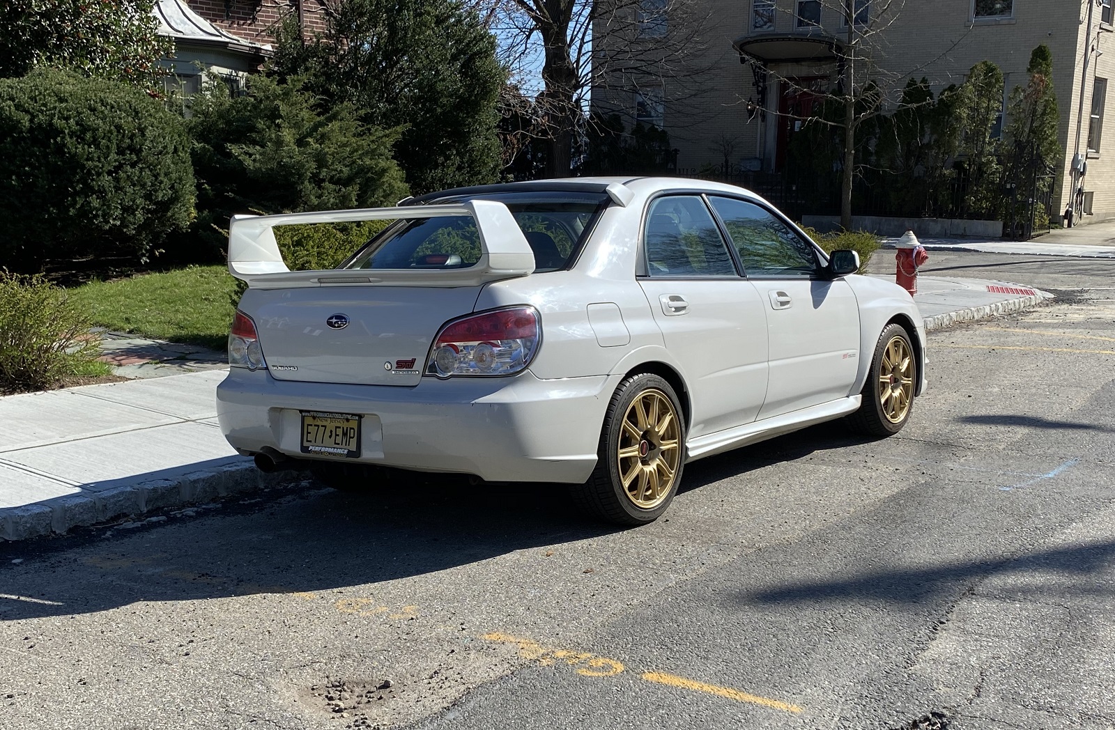 FS (For Sale) NJ 2007 Subaru STI Satin White Pearl, JDM v8 swap vf37