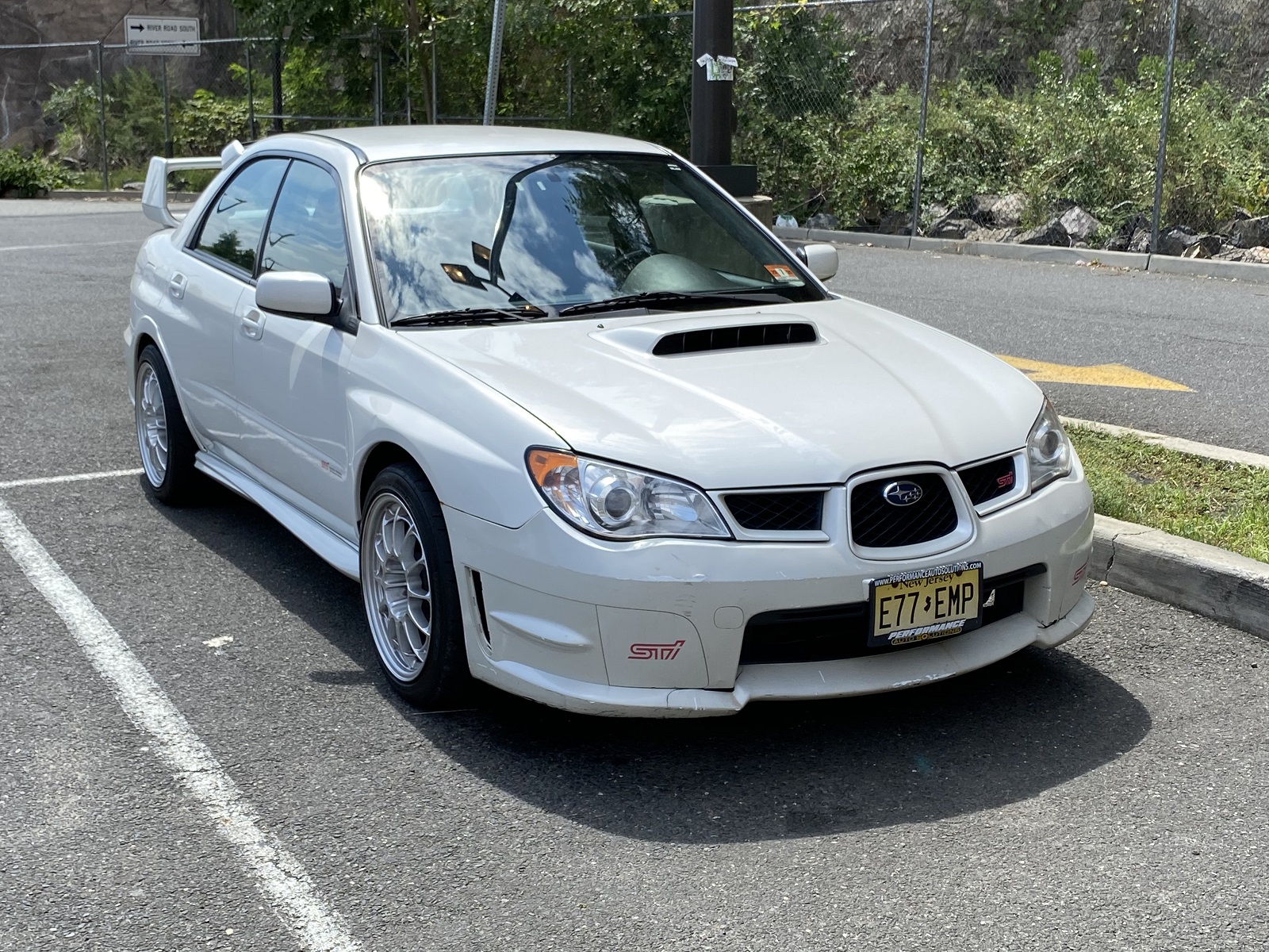 FS (For Sale) NJ 2007 Subaru STI Satin White Pearl, JDM v8 swap vf37